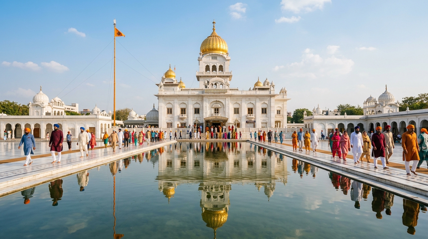 Amritsar To Gurudwara Bangla Sahib New Delhi