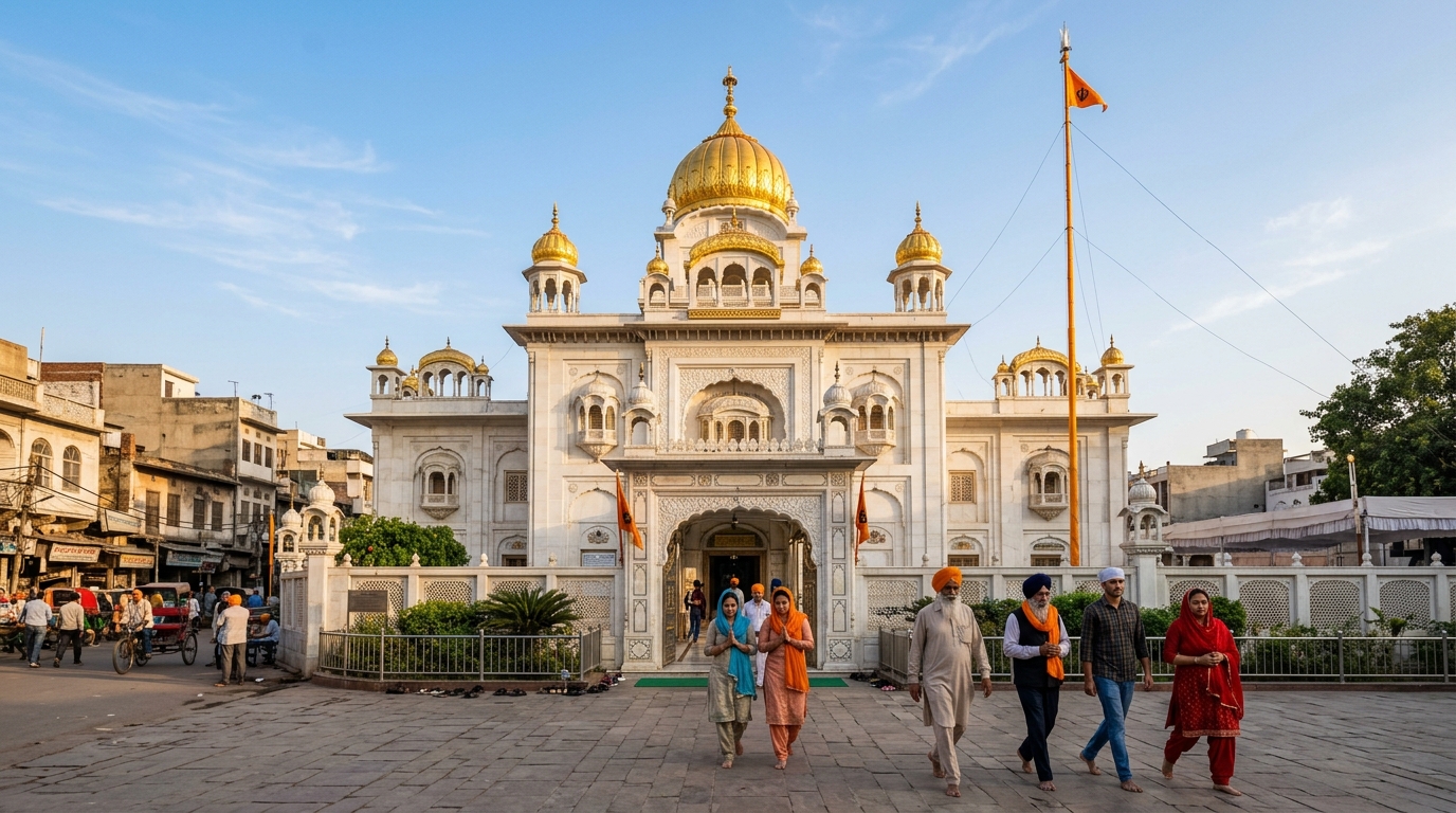 Amritsar To Gurudwara Sis Ganj Sahib Delhi